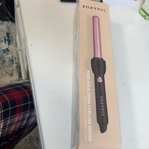 FoxyBae Rose Gold 25mm Curling Wand NIB